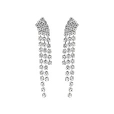 Bayan Gümüş Kaplama  Zirkon Taşlı Takı Seti PS0500