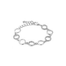 Forentina Gümüş Kaplama Kolye Küpe Bileklik Saat Hediye Set PS3192