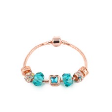 Forentina Rose Charm Yılan Bileklik  PS1102