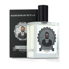 Erkek Gri Hasır Kol Saati Parfum Set PS1536