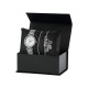 Forentina Beyaz Taşlı Kombin Saat Şans Bilekliği Set PS1651
