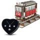 Forentina Tektaş kolye küpe Yüzük Set - Nostalji Tramvay PS1769