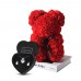 Forentina İnci Modeli Kolye Küpe Set Teddy Bear Kırmızı Güllü PS1770