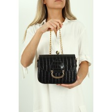 Forentina Siyah Kadın Askılı Omuz Çantası PS2061