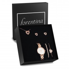 Forentina Rose Kalpli Takı&Parfüm Hediye Set PS3007