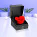 Forentina İnci Modeli Kolye Küpe - XXL Kırmızı Kalp Solmayan Gül Hediye Set PS2960