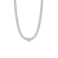 Forentina Gümüş Kaplama Baget Kolye Bileklik Yüzük Takı Seti PS3189