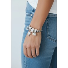 Forentina Beyaz Balık Figürlü Charm Bileklik PS4112