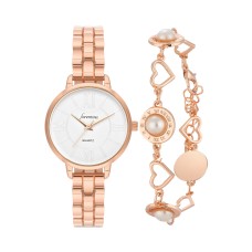 Forentina Bayan Rose Kol Saati-İnci Model Rose Bileklik Kombin PS4132