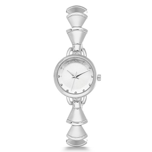 Forentina Gümüş Rengi Bayan Metal Kol Saati PS4164