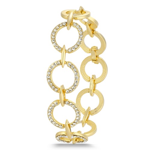 Forentina Bayan Yuvarlak Taşlı Tasarım Bayan Bileklik PS4181 Forentina Bayan Yuvarlak Taşlı Tasarım Bayan Bileklik PS4181