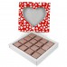 Forentina Kalpli Kolye Küpe Yüzük Takı Seti - Çikolata Hediye Set PS2230