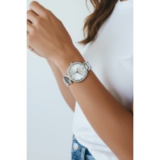 Forentina Gri Bayan Kol Saati-Kalpli Bileklik Kombin Set PS4107