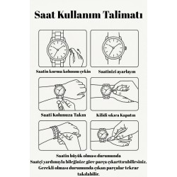 Forentina Pembe Taşlı Gold Renk Kol Saati-Pembe Taşlı Asansör Bileklik PS4097